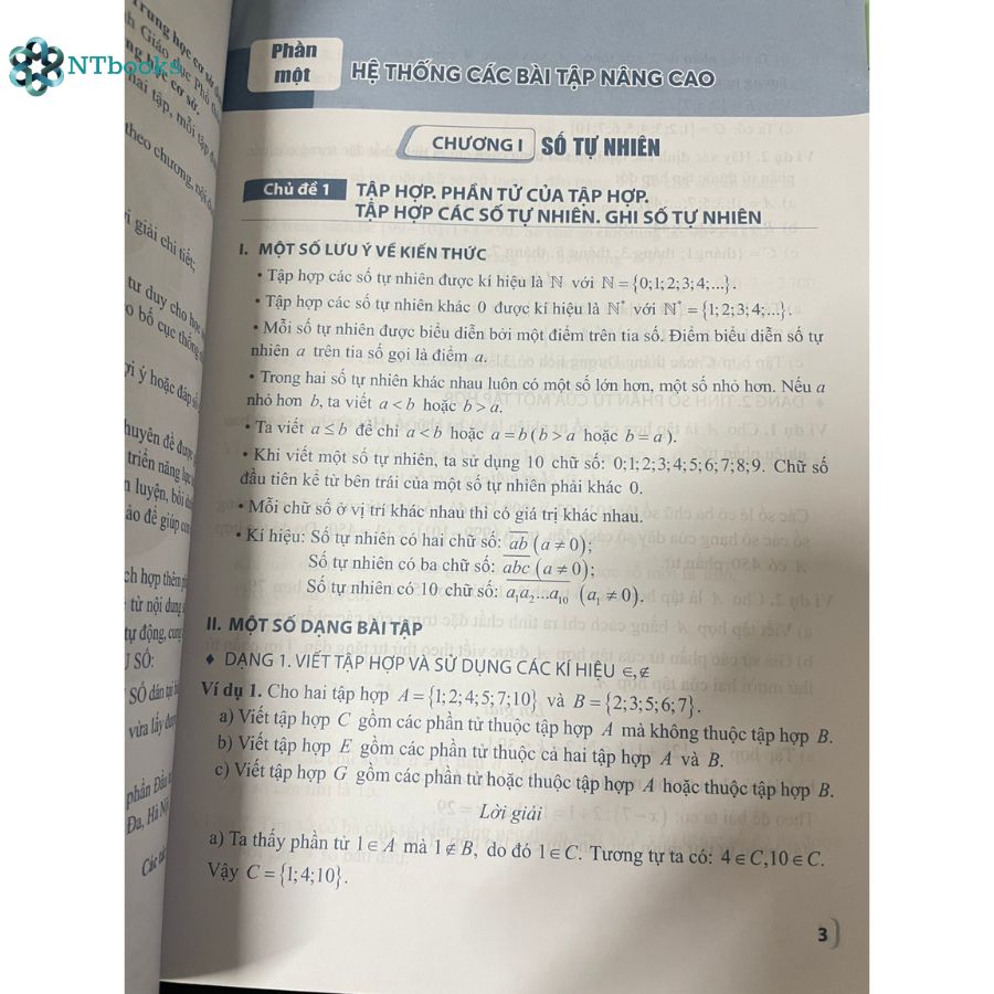 Sách Bài tập nâng cao và một số chuyên đề Toán 6 Tập 1