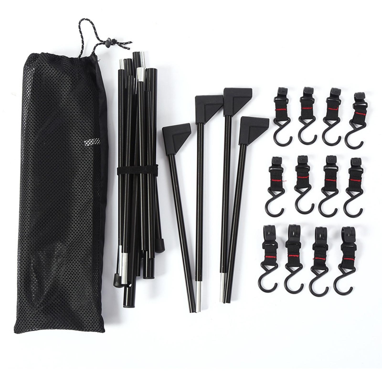 Portable Camping Hanging Rack Folding Tripod Triangle Rack Stand for Backpacking