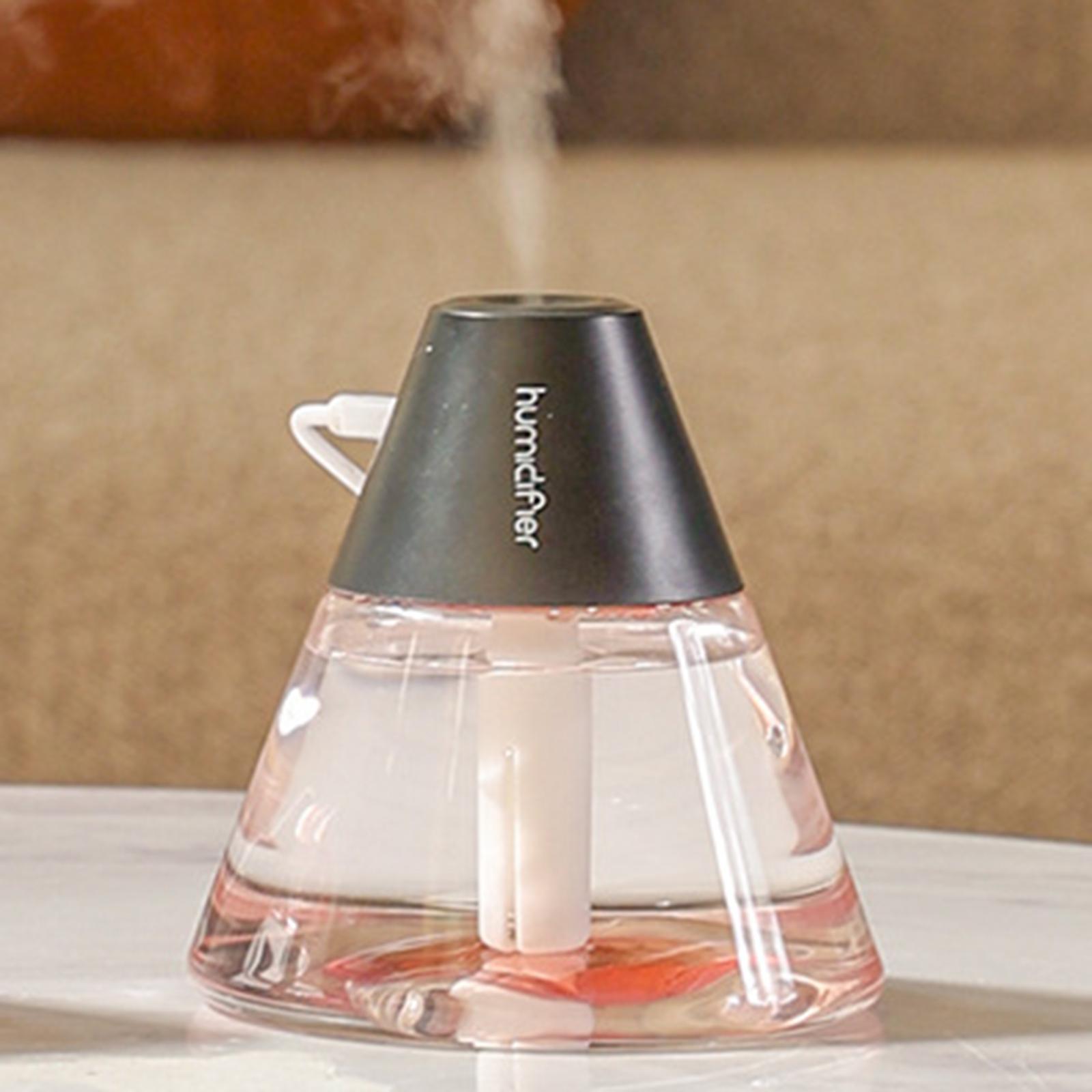 Portable Mist Humidifier, with Night Light Quiet with 2 Mist Modes Personal Mist Spray 260ml USB for Office Bedside Dorm Car Bedroom