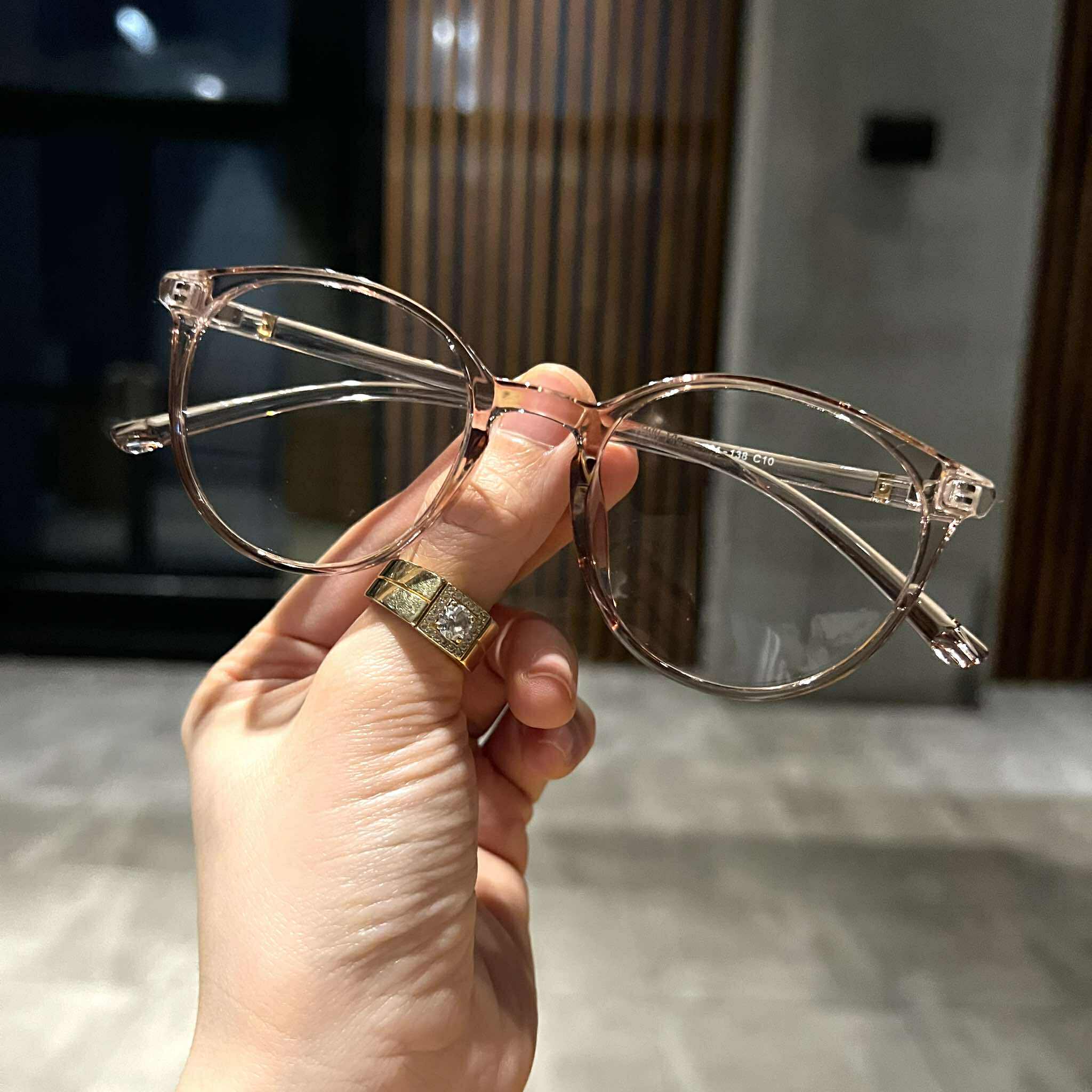 Kính Mắt tròn form nhỏ gọng nhựa dẻo cao cấp siêu bền, siêu nhẹ