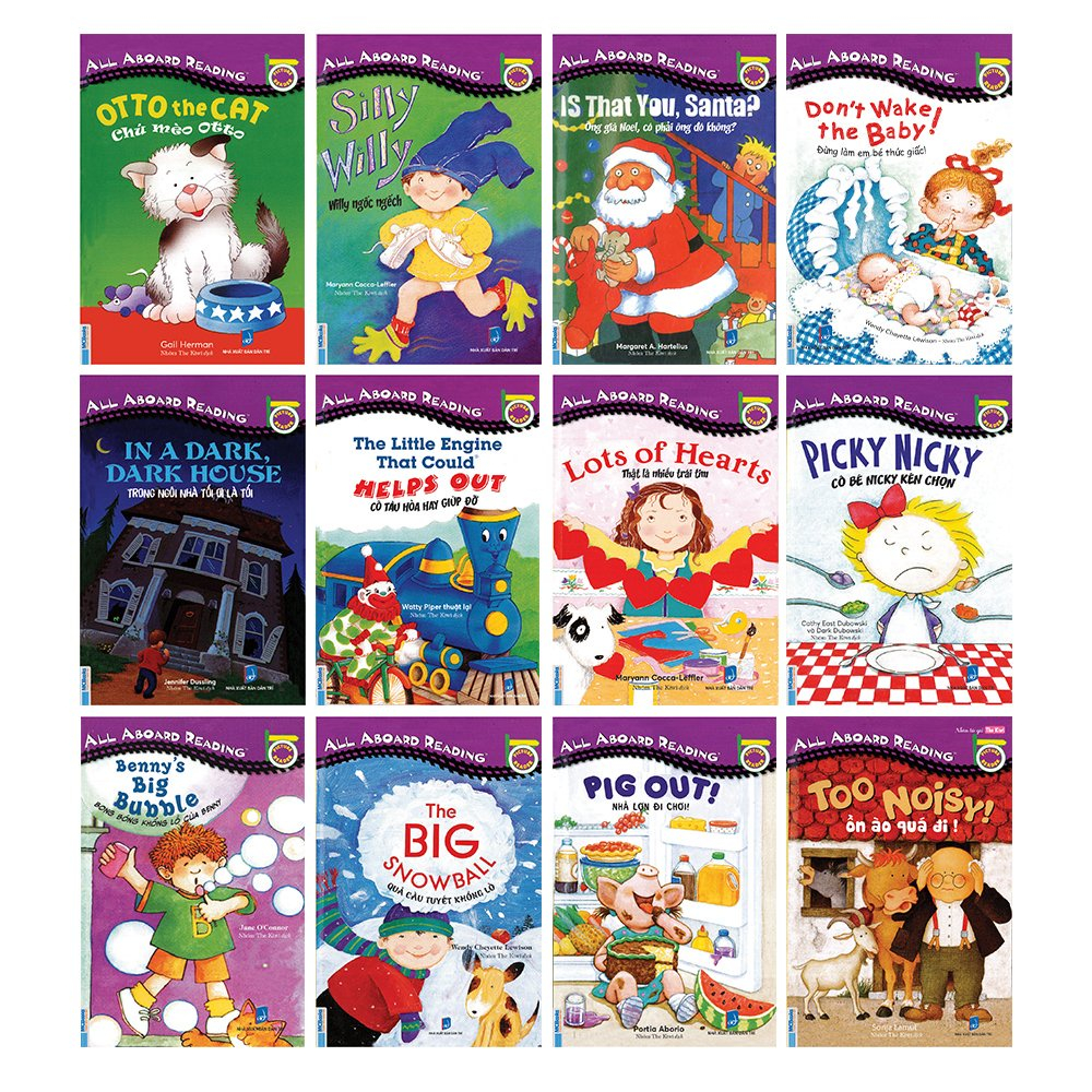 Box Set All Aboard Reading - Truyện Tiềm Thức Tiếng Anh