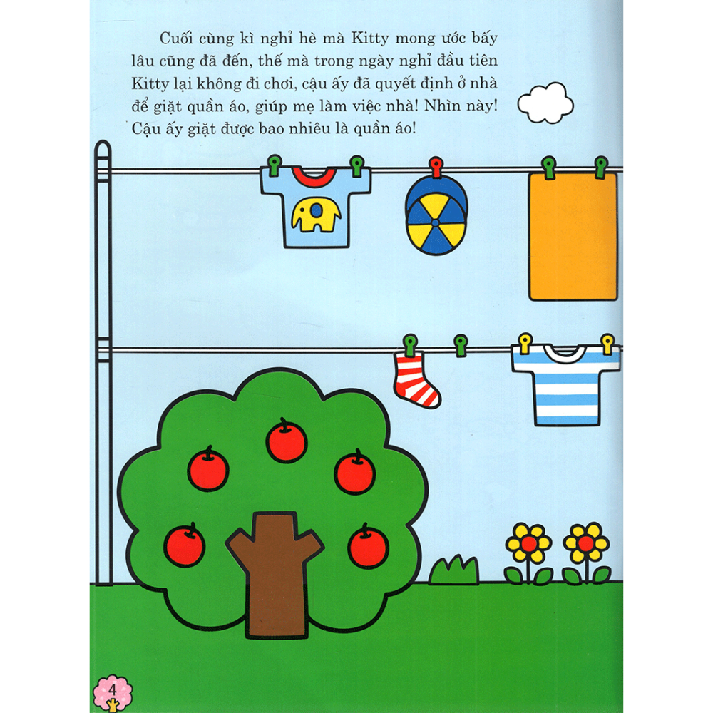 Hello Kitty - Kế Hoạch Nghỉ Hè (Dán Hình)