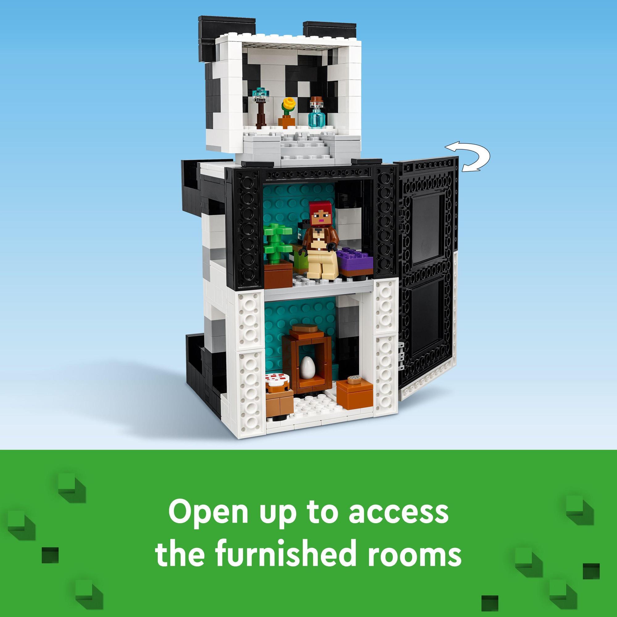 LEGO Minecraft 21245 Ngôi Nhà Gấu Trúc (553 Chi Tiết)