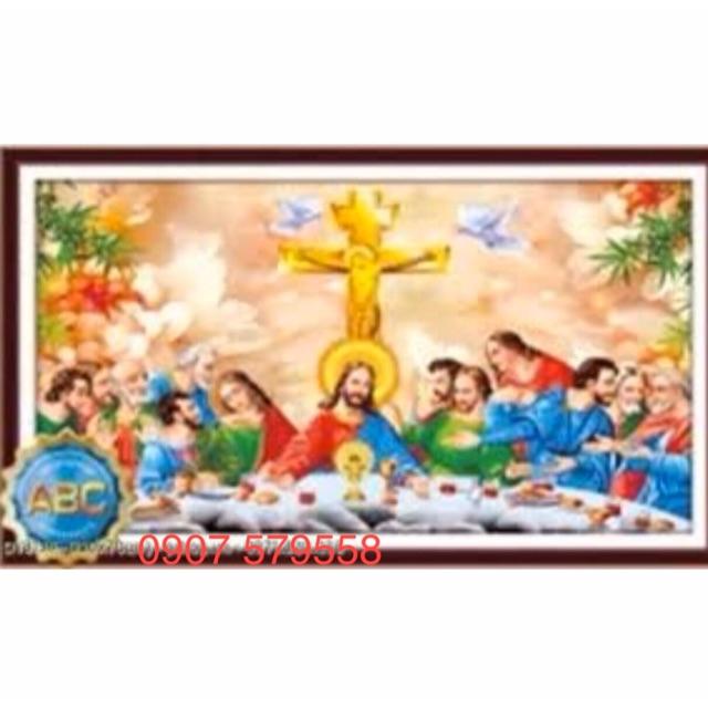 Tranh đính đá bữa tiệc ly y8139 kt 120x70 cm