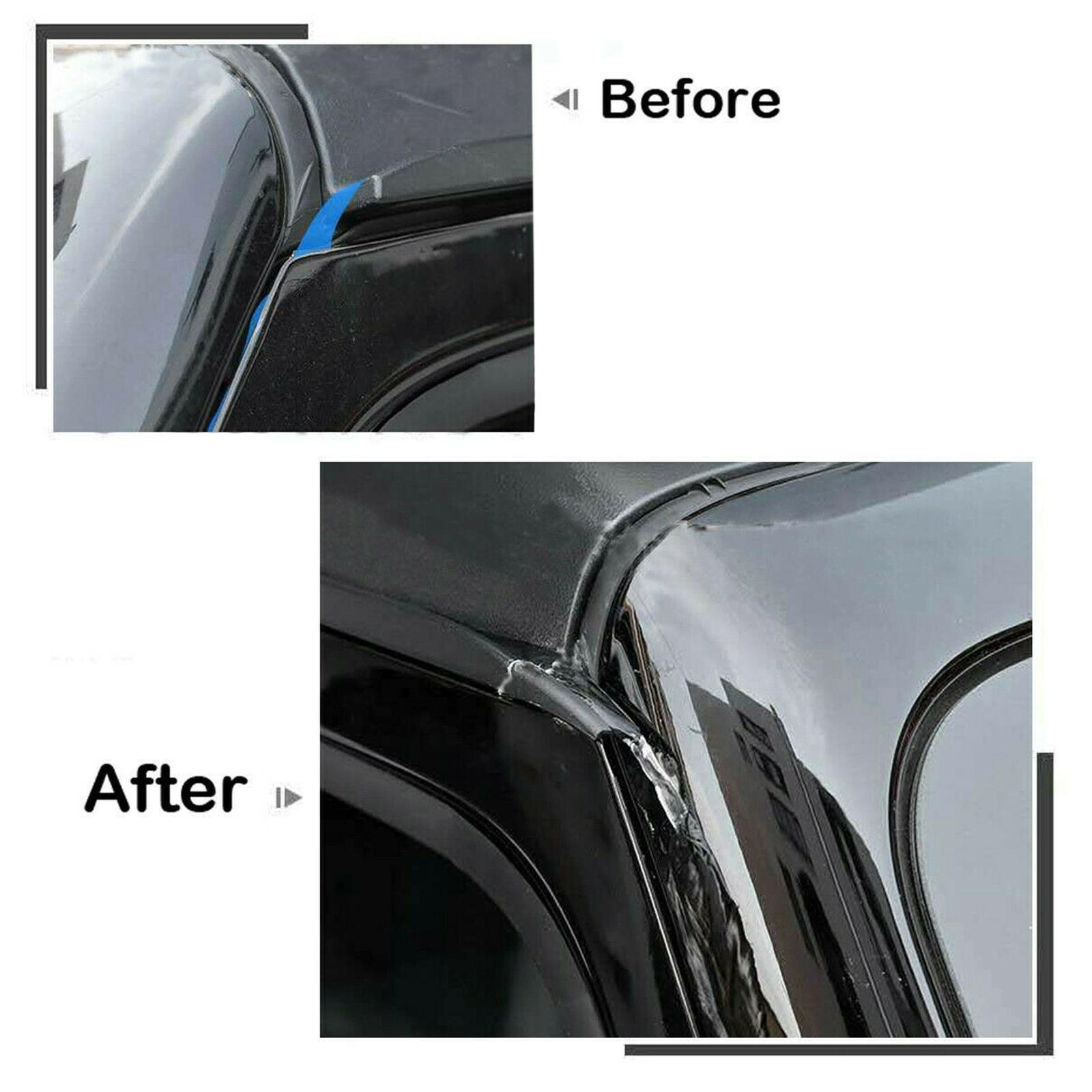2-3pack 2x ABS Rain Gutter Extension For Jeep Wrangler JL Accessories