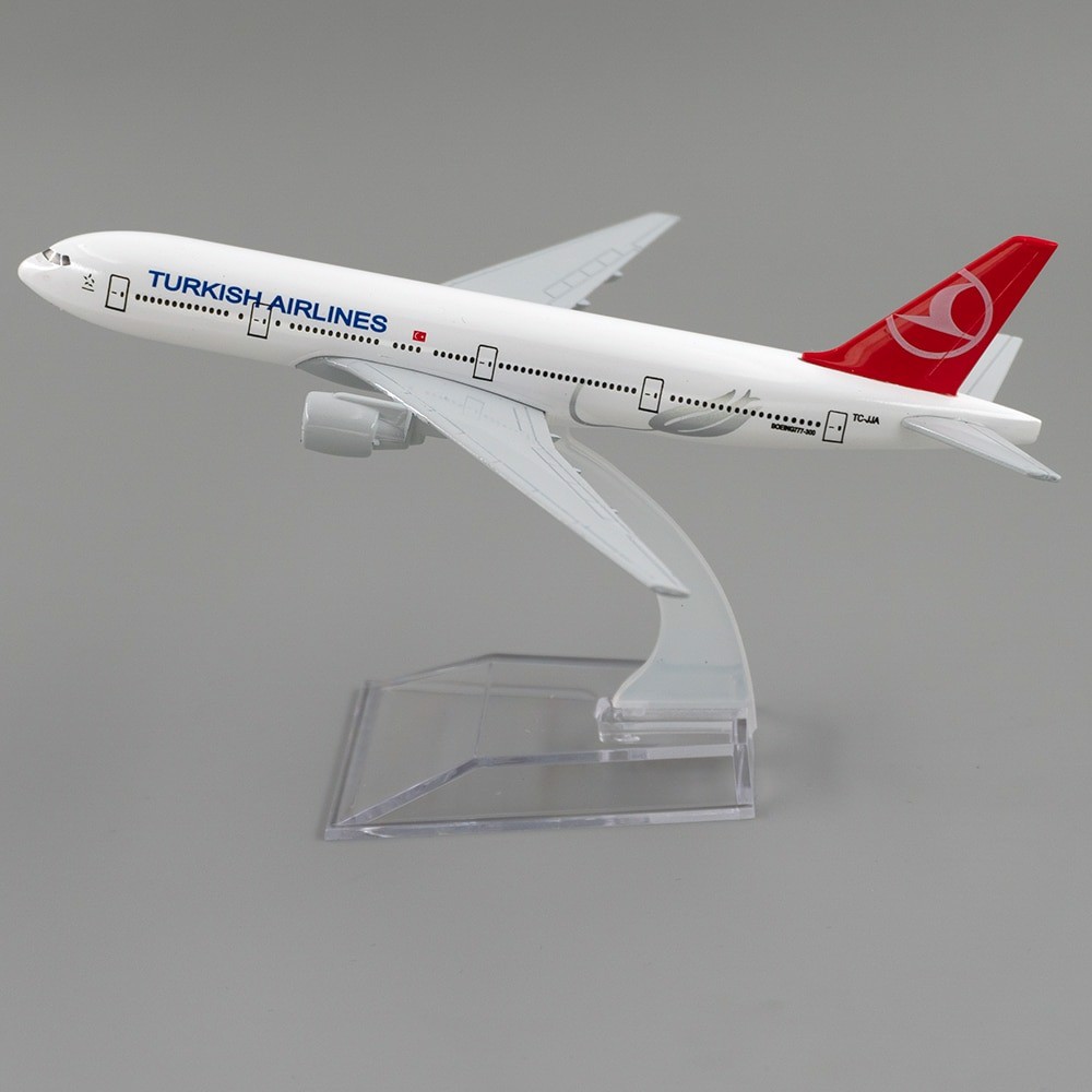 Mô hình máy bay B777 Turkish 16cm