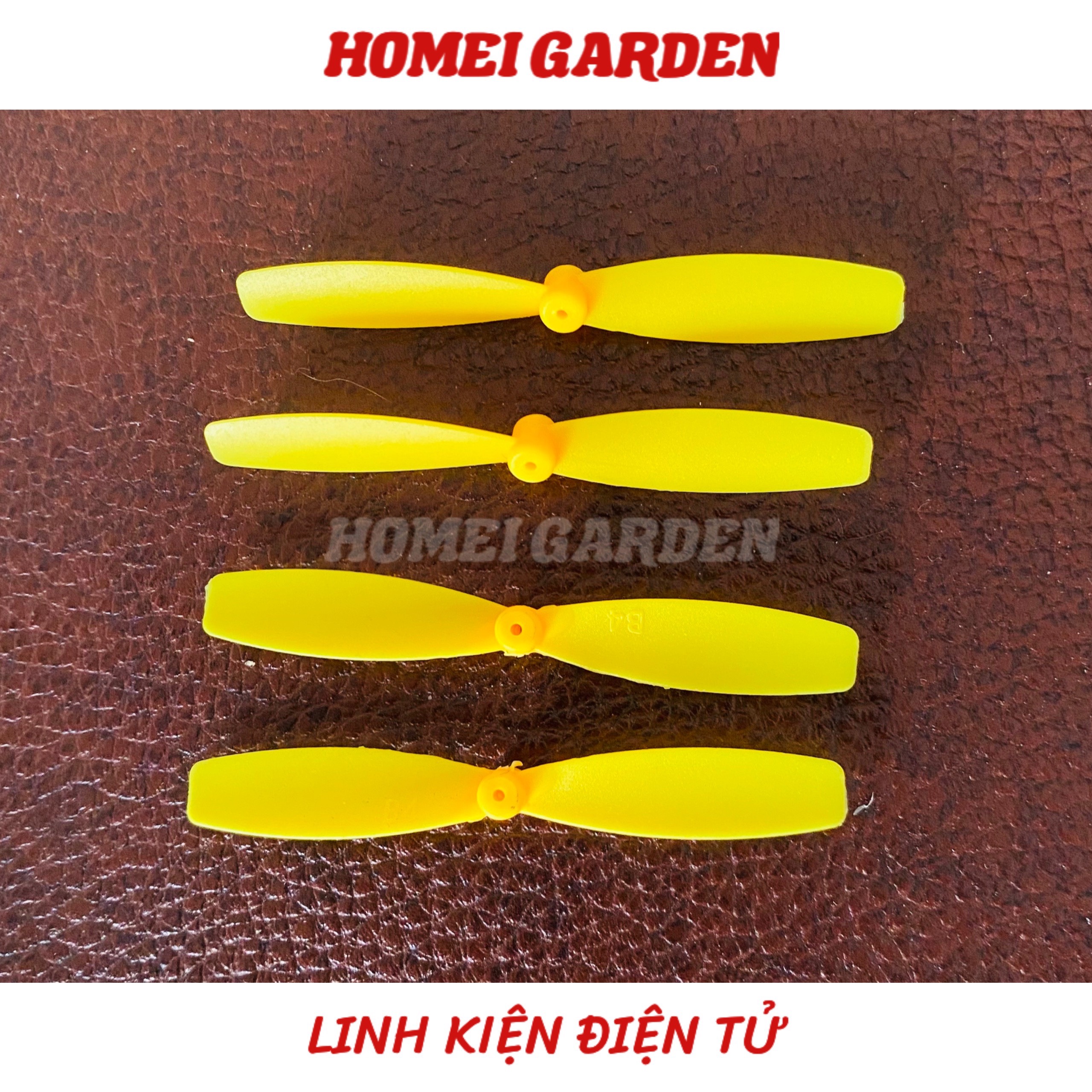 4 cánh quạt máy bay mini thuận nghịch 54,3mm trục 1mm - HM0098