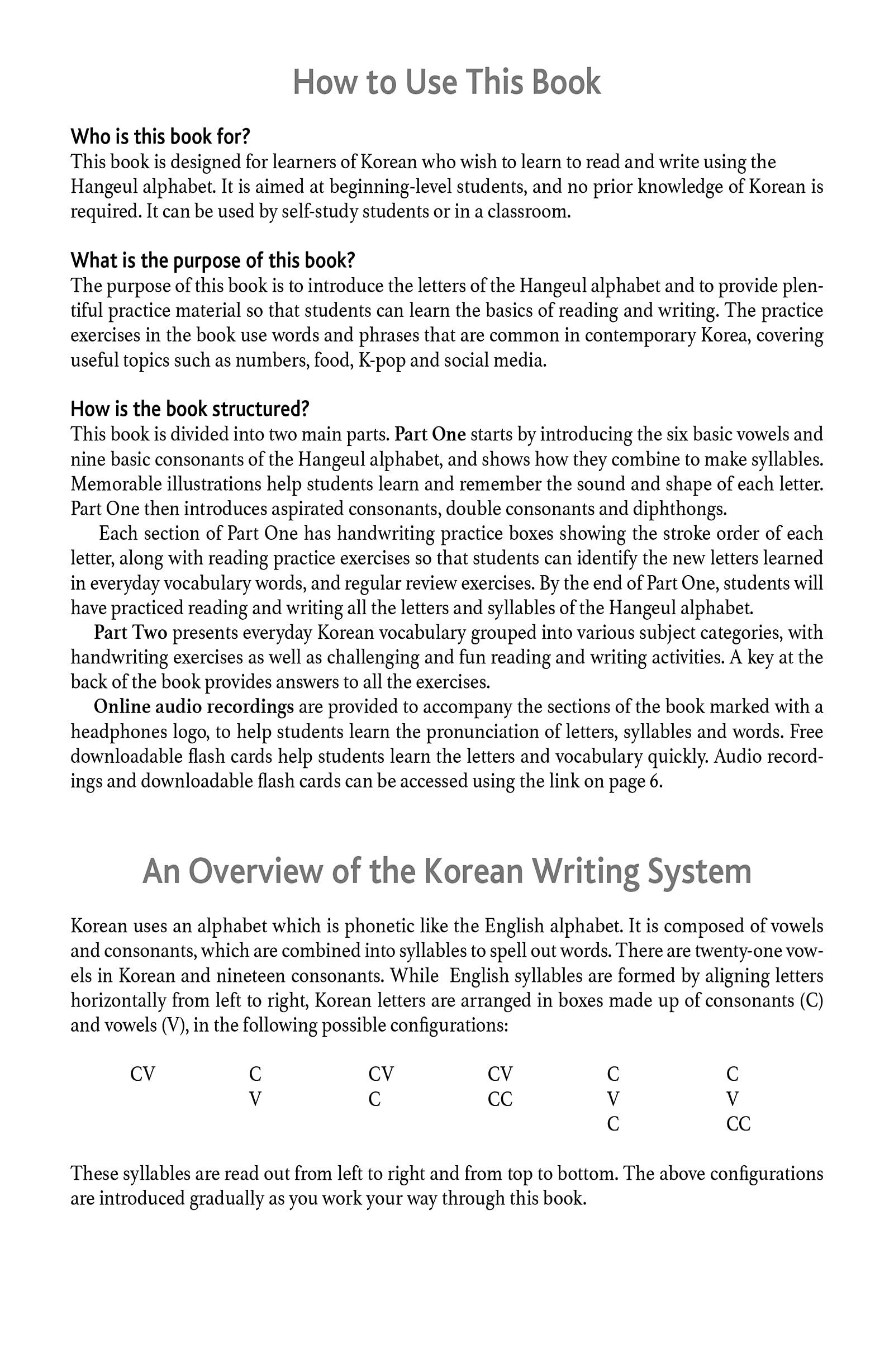 Sách ngoại văn: Reading And Writing Korean: A Workbook For Self-study: A Beginner's Guide To The Hangeul Writing System (Free Online Audio And Printable Flash Cards)
