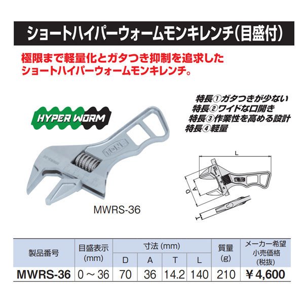 MỎ LẾT TONE MWRS-36