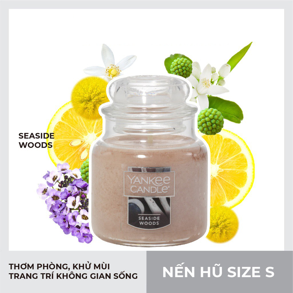 Nến Hũ - Yankee Candle - Seaside Woods  - Size S