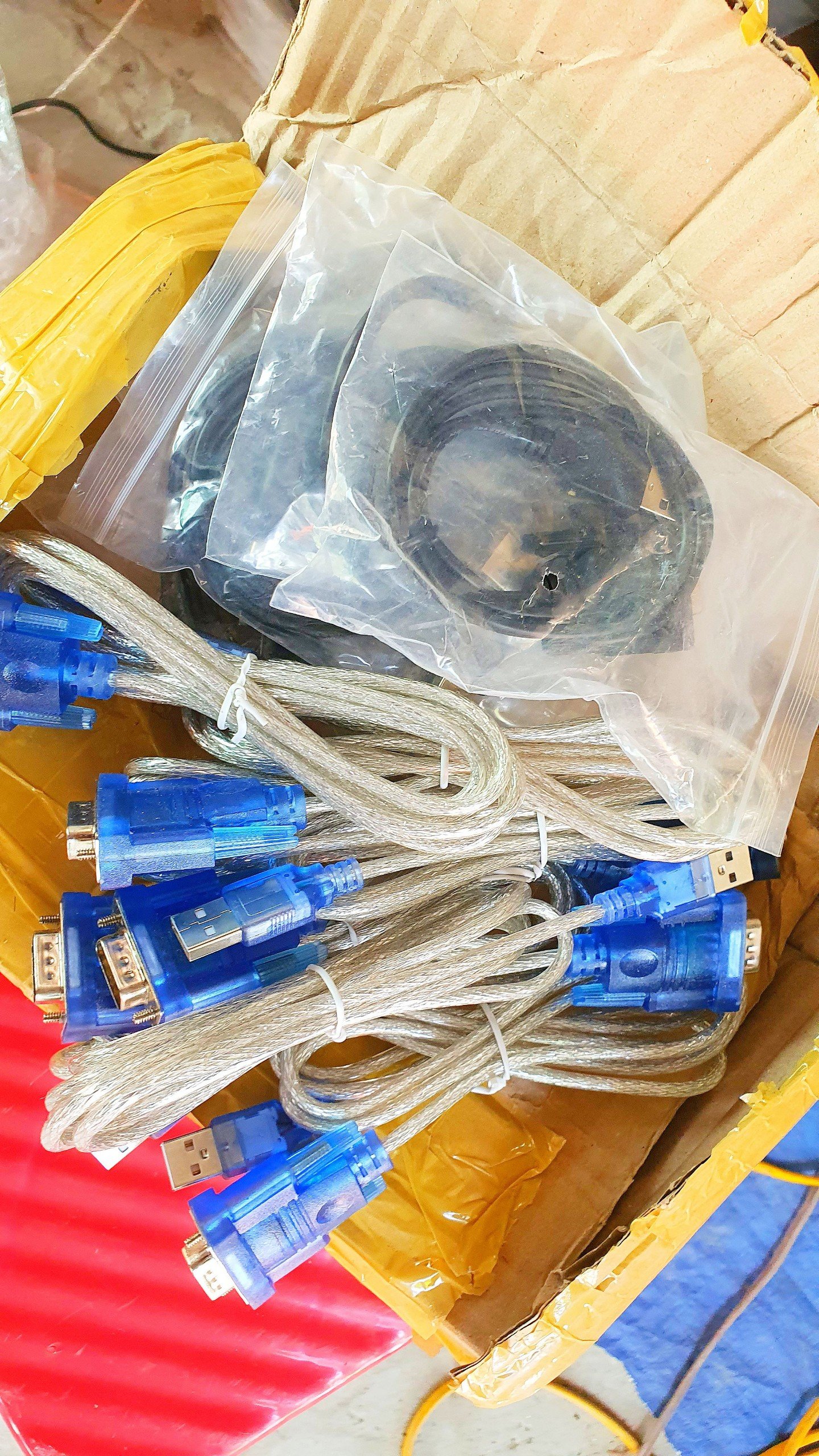 Xả kho lấy tương tác .. dây cáp RS232 đực cái chip xịn
