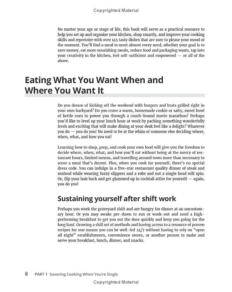 Sách ngoại văn: Cooking For One For Dummies