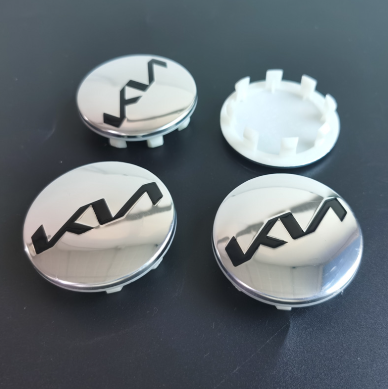 01 chiếc Logo chụp mâm, ốp lazang bánh xe ô tô Kia đường kính 58mm