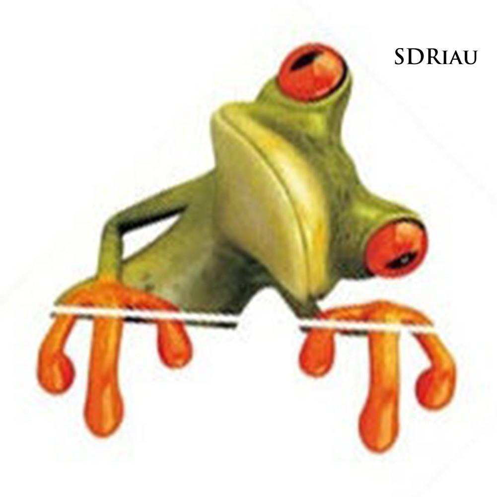 Sticker Dán Hình Con Ếch 3d
