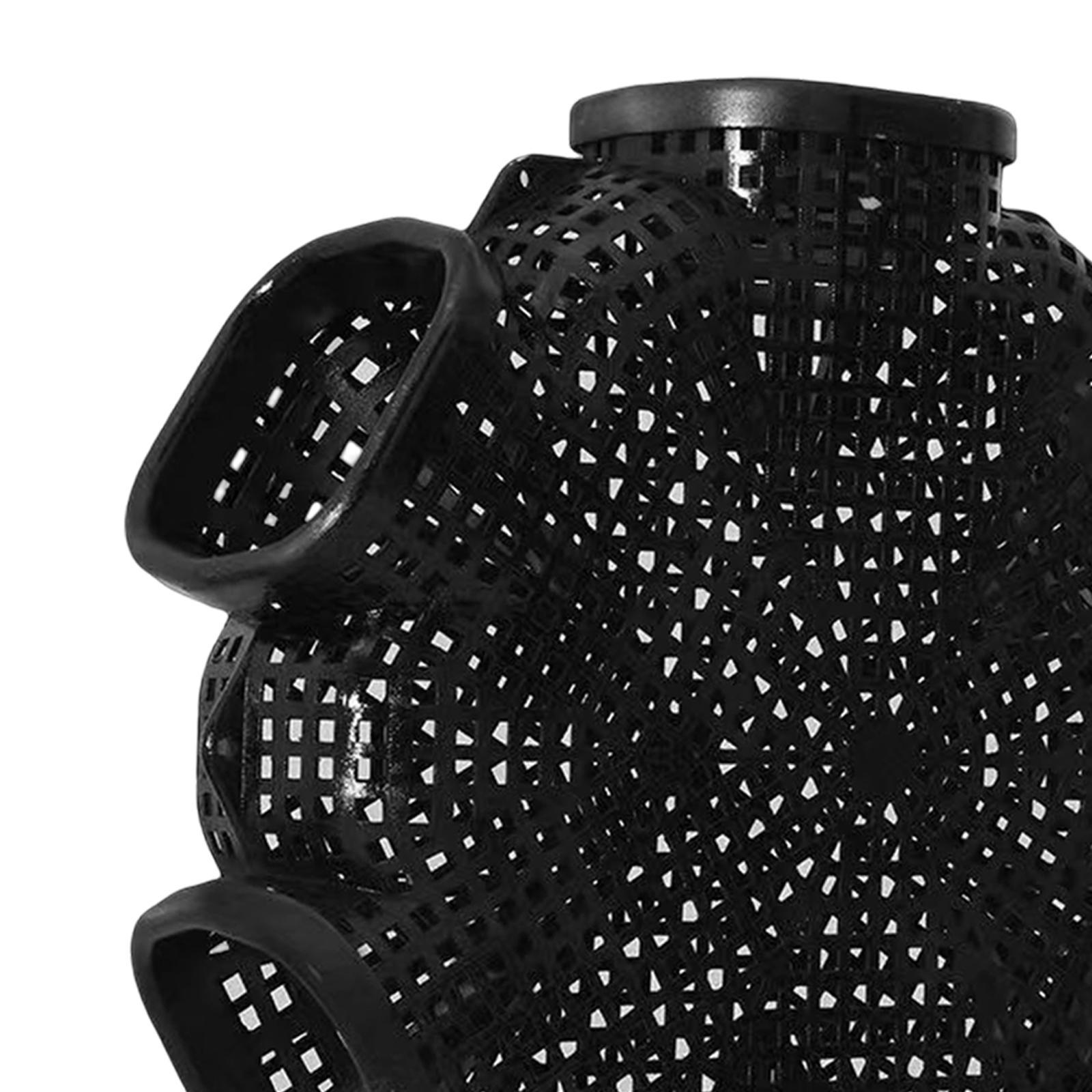 6 Hole Fishing Eel Cage   Baits Mesh for Prawn Lobster Crawdad