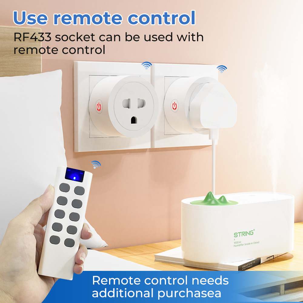 Ổ cắm điện thông minh Vinetteam BSD58 16A kết nối wifi 3G 4G zigbee dùng App Smart life hoặc TUYA hẹn giờ bật tắt điều khiển bằng giọng nói - hàng chính hãng