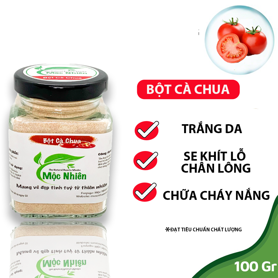 100Gram Bột cà chua Mộc Nhiên 100% nguyên chất