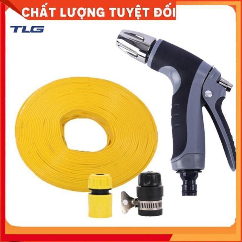 Bộ dây và vòi xịt tăng áp rửa xe tưới cây 206817