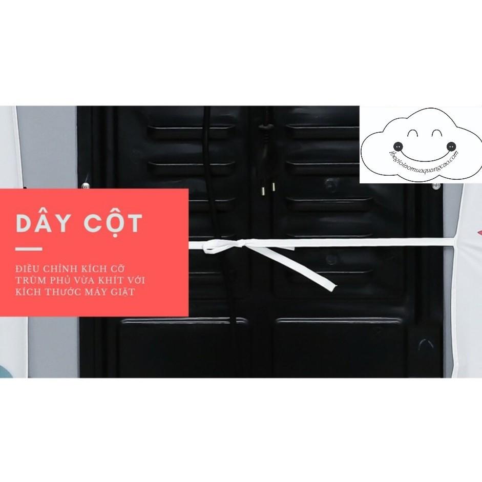 Áo trùm máy giặt mẫu mới loại dày cao cấp - Giao mẫu ngẫu nhiên