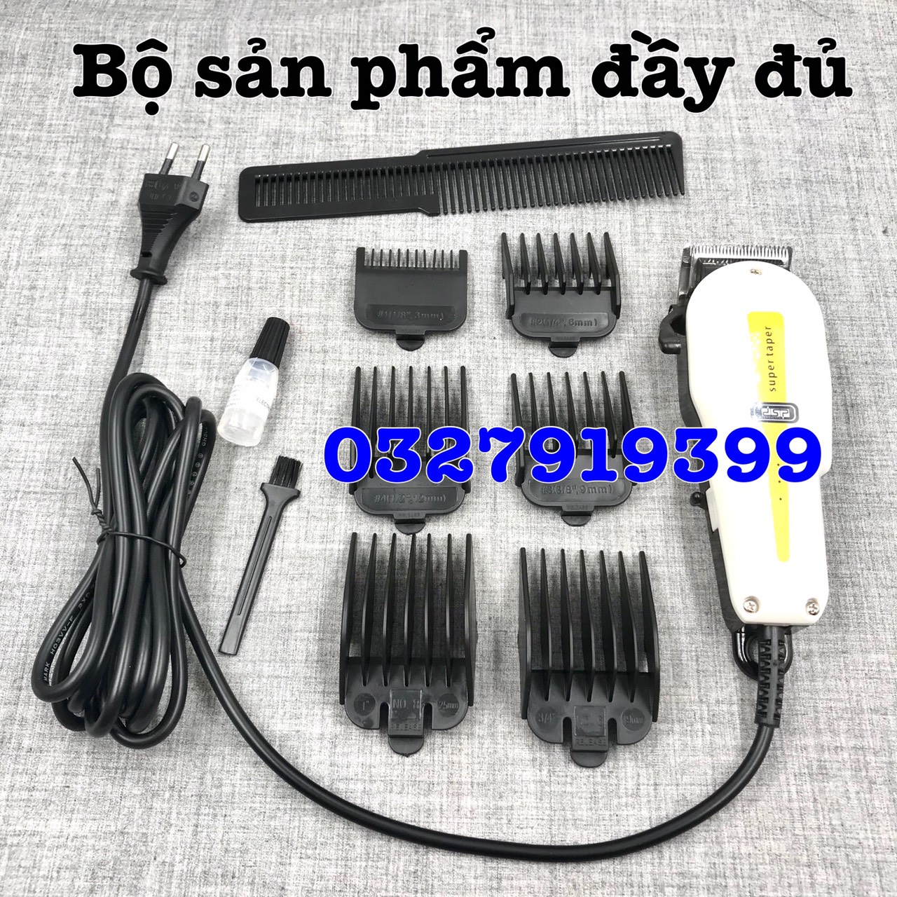 Tông đơ cắt tóc cắm điện DSP 90464 -công suất 10W