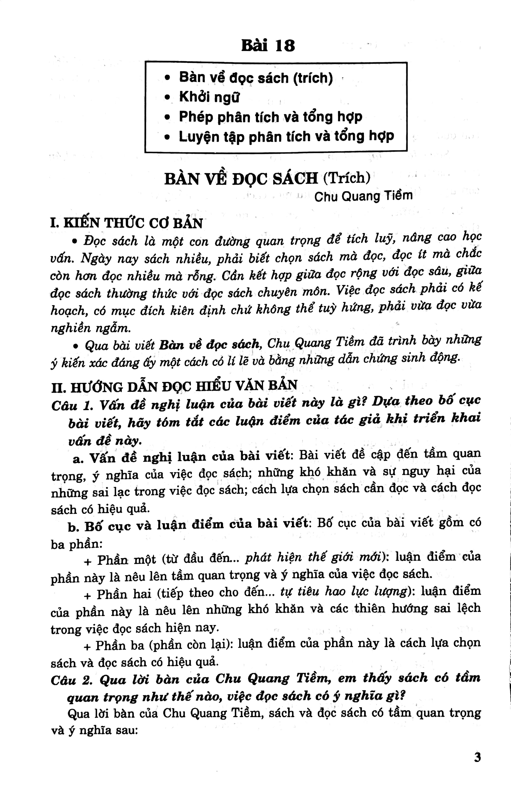 Hướng Dẫn Học Và Làm Bài Ngữ Văn 9/2