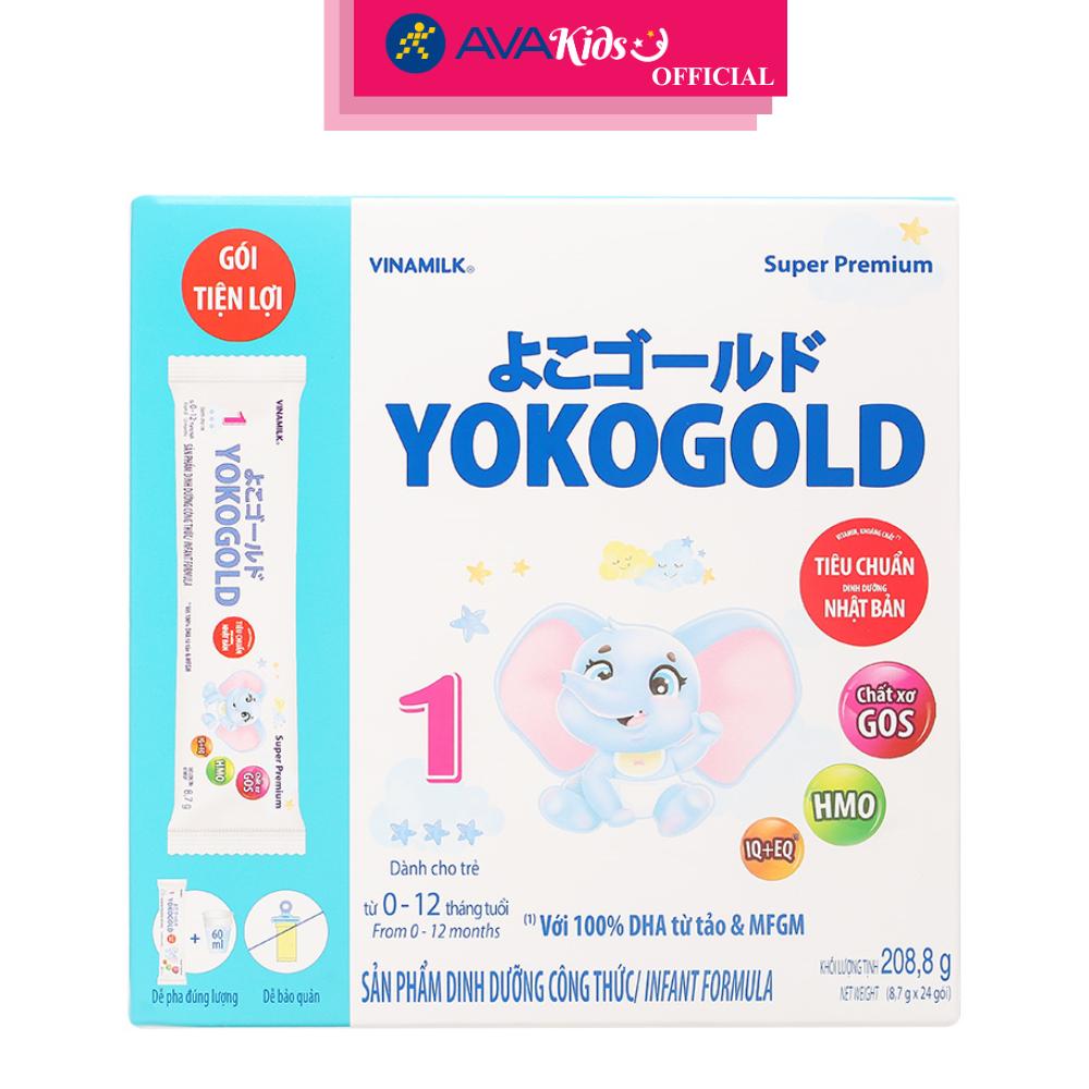 Sữa bột dạng gói YokoGold số 1 208.8g (0 - 12 tháng) - Hàng Chính Hãng