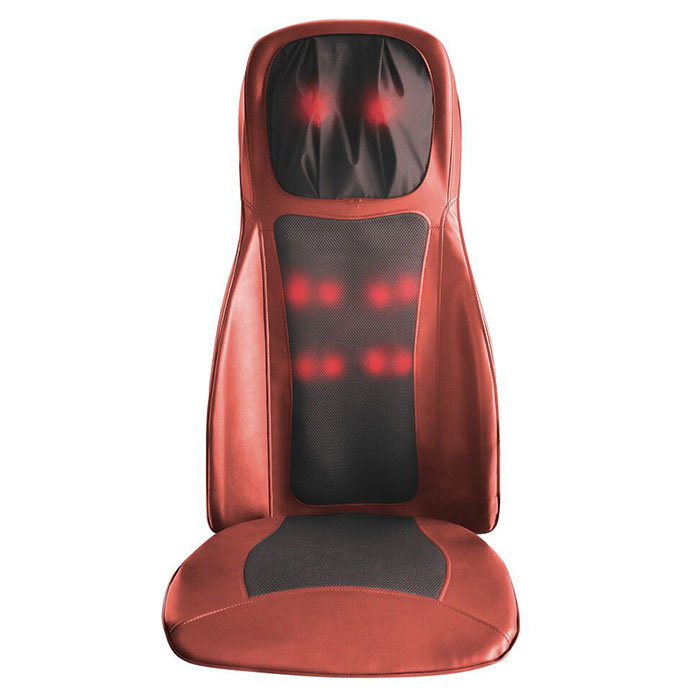 Đệm, Ghế massage Toàn Thân Nikio NK-180 - Máy Mát Xa Lưng, Cổ Vai Gáy, Xoa Bóp Dây Ấn Chuyên Sâu Bằng Con Lăn 3D, Kết Hợp Rung Và Sưởi Tân Tiến - Cải Thiện Đau Mỏi Toàn Thân, Sử Dụng Được Trên Ô Tô - Màu đỏ