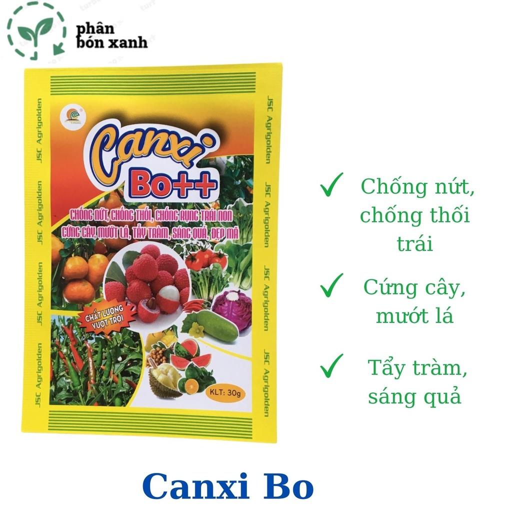 Phân bón Canxi bo ++ giúp chống nứt, thối, rụng trái non, cứng cây, to quả cho mọi cây trồng