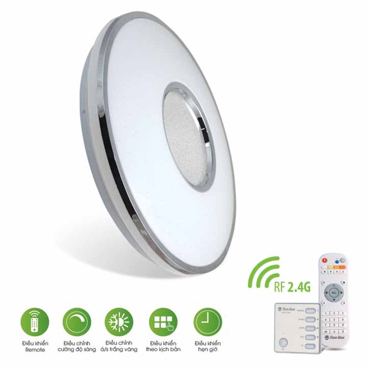 Đèn LED ốp trần 490/40W – điều khiển bằng Remote