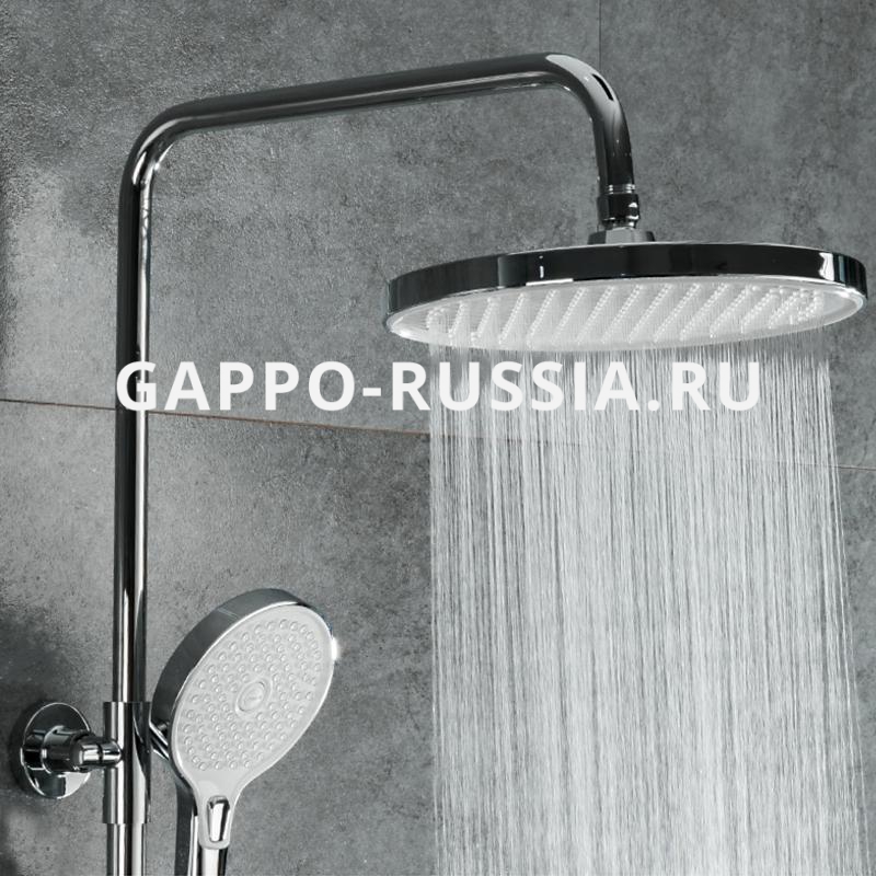 Sen cây tắm Khóa Nhiệt Độ Phủ Sứ Gappo G2403-58 chính hãng Nga Nhập Khẩu