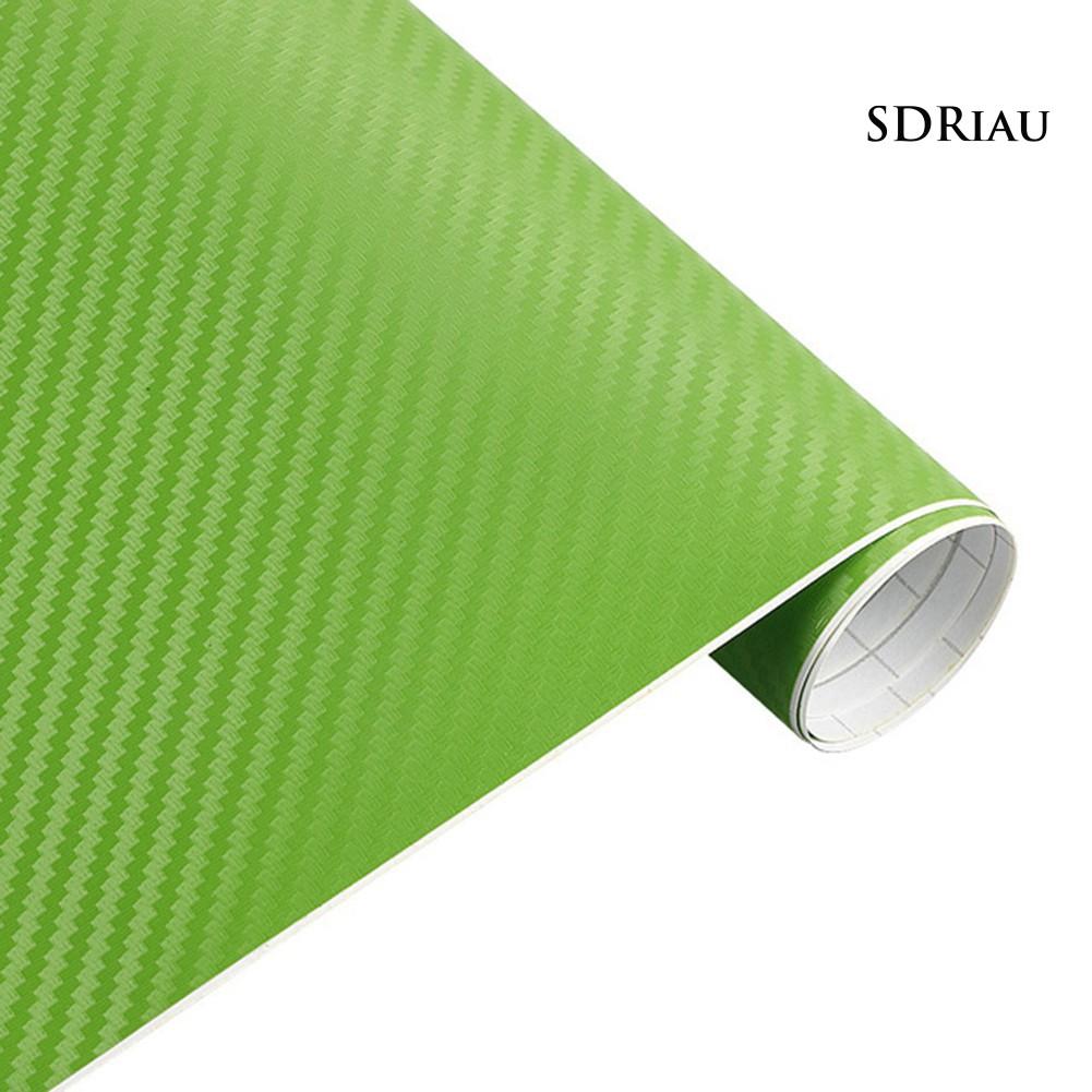 Miếng Dán Trang Trí Nội Thất Xe Hơi 3d Bằng Sợi Carbon