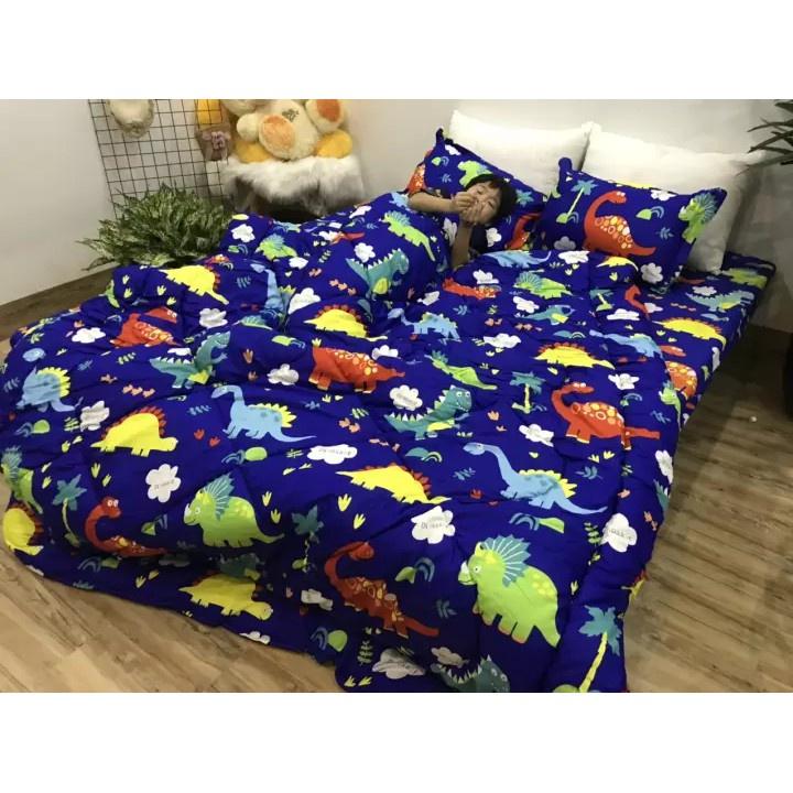 Set 5 Món Mền Phao Drap Gối Gồm 1 Mền Phao 2 áo gối 1 áo gối ôm 1 Drap Bọc Đủ Kích Thước album02