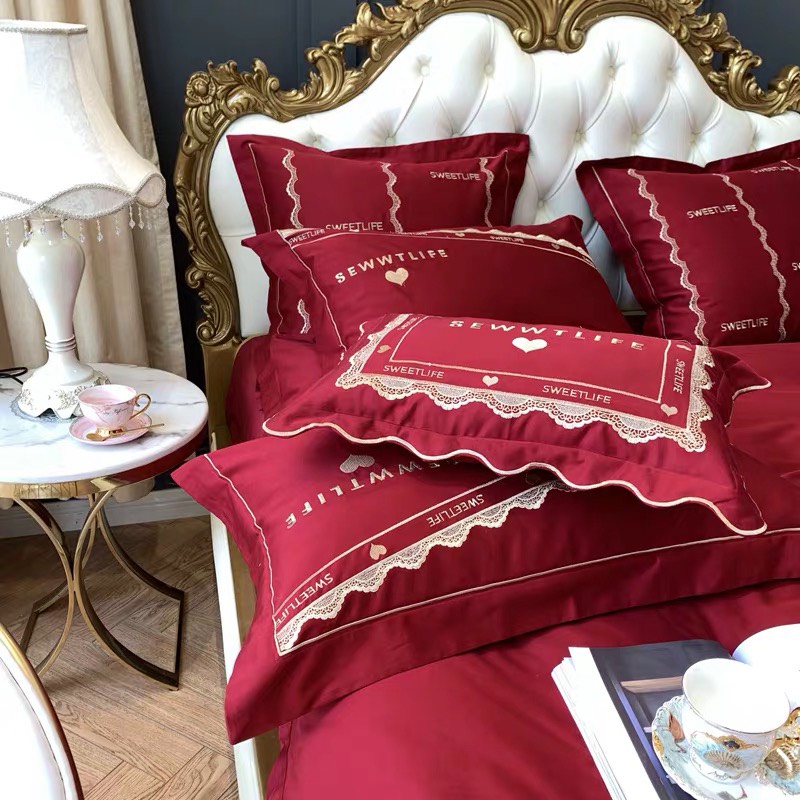 Bộ sưu tập chăn ga gối cưới 2019 - LQG60S
