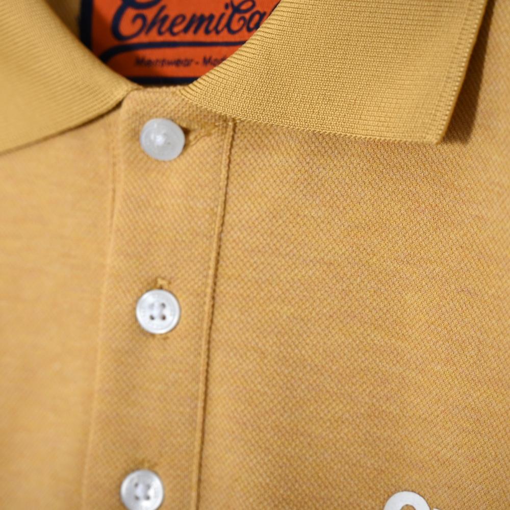 Áo Polo nam in chữ nổi CHEMICAL 2103015 chất cotton cao cấp, dày dặn, chuẩn form - CUONG STORE