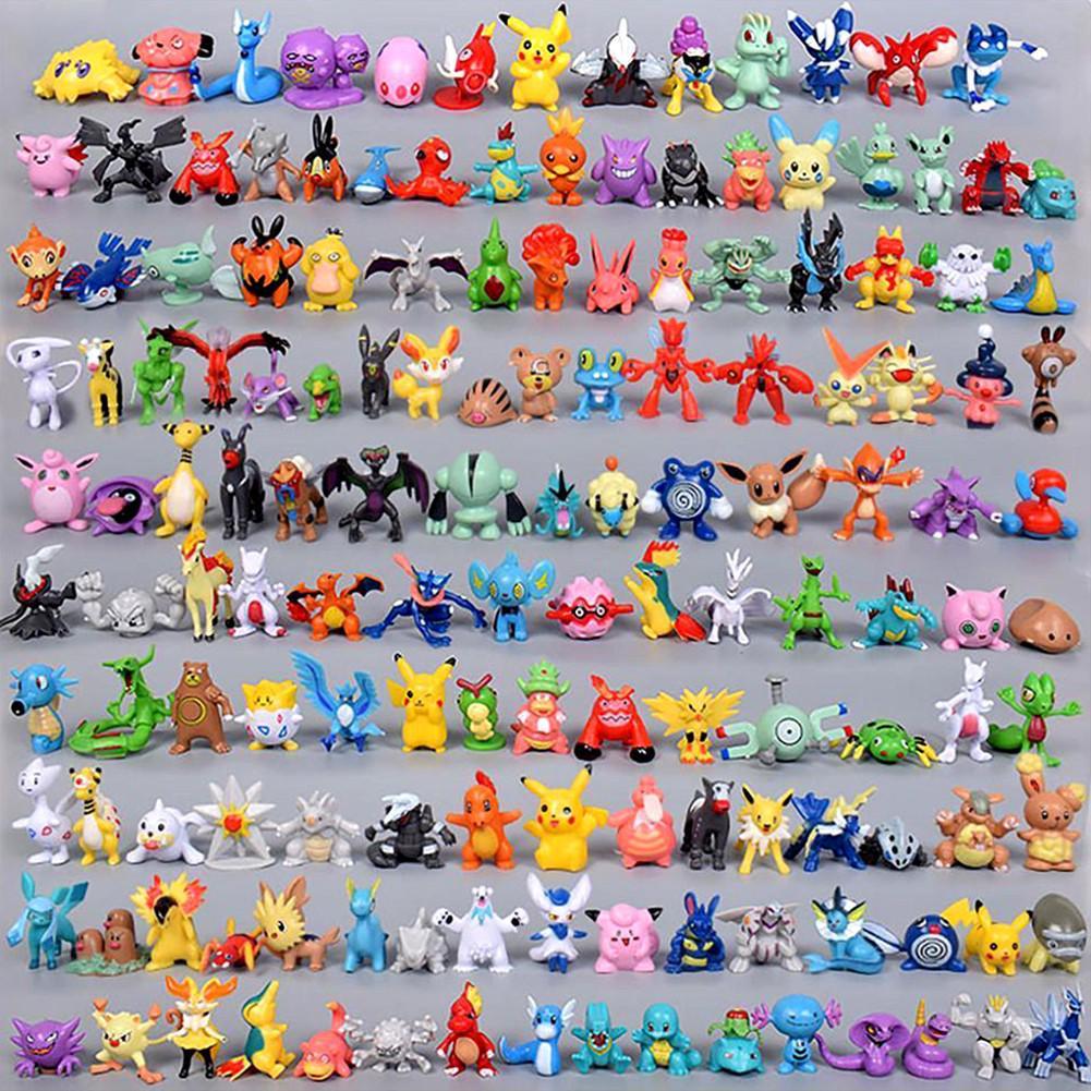 Set 144 mô hình nhân vật pokemon bỏ túi sinh nhật cho bé