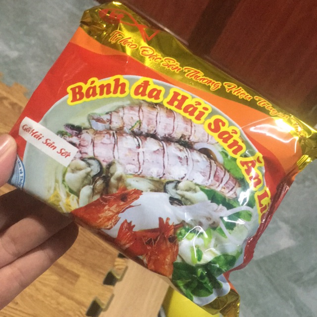 Thùng 20 gói Bánh đa ăn liền Khánh Thọ mix 2 vị (cá rô đồng hải sản)