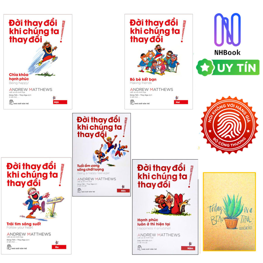 Combo Đời Thay Đổi Khi Chúng Ta Thay Đổi Tặng Kèm Sổ Tay