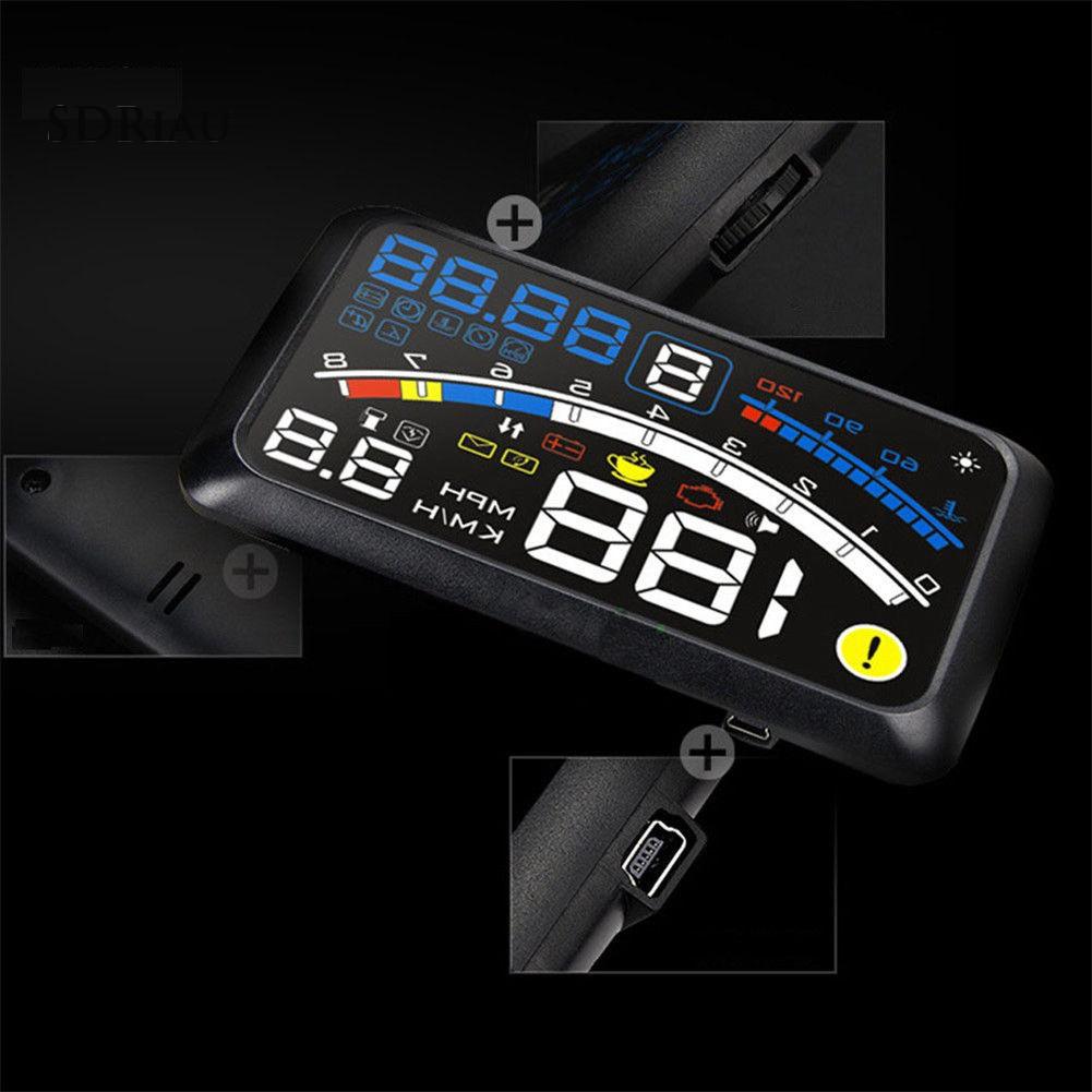 Màn hình HUD hiển thị và cảnh báo tốc độ cho xe hơi OBD2 GPS