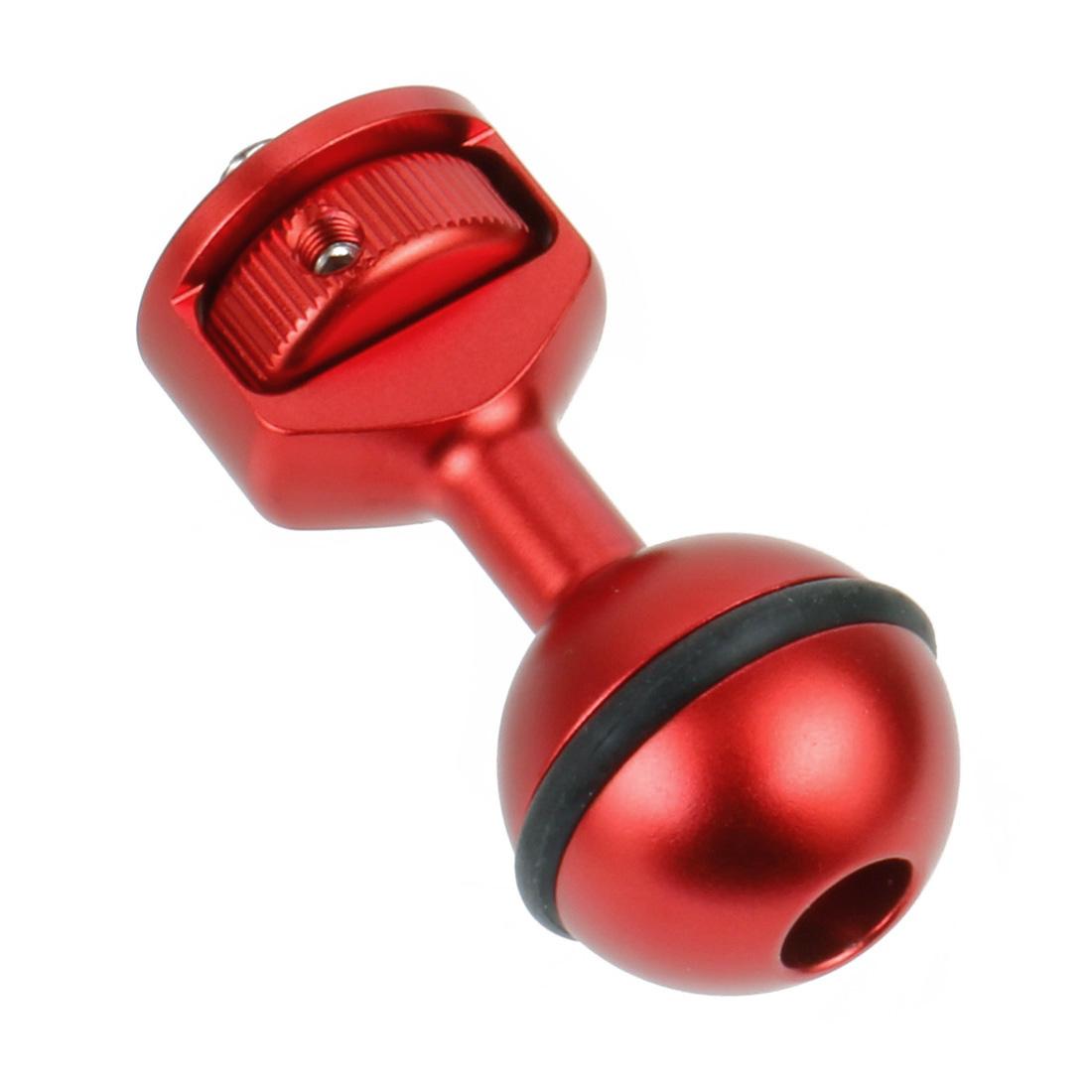 Nâng Cấp Đầu Bóng 1 Inch Sang Ốc Vít 1/4 Adapter Chân Đỡ Xoay 360 Cho GoPro 10 9 8 7 5 YI Camera Hành Động đèn Màn Hình