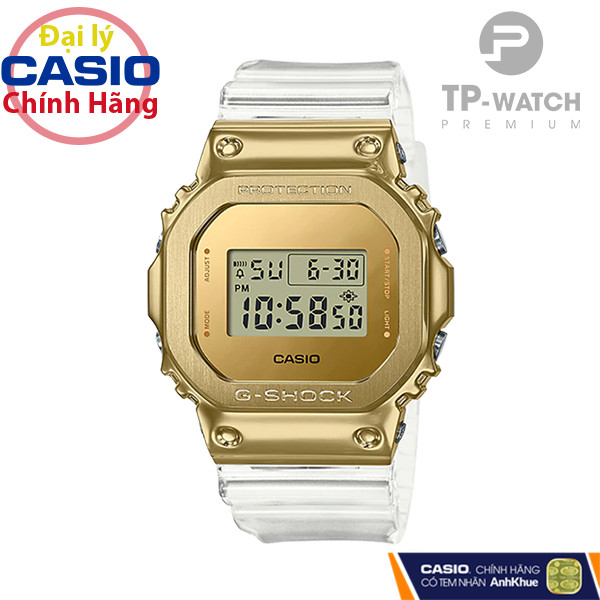 Đồng Hồ Nam Casio G-Shock GM-5600SG-9DR Chính Hãng - Dây Nhựa | G-Shock GM-5600SG-9D Gold Bezel