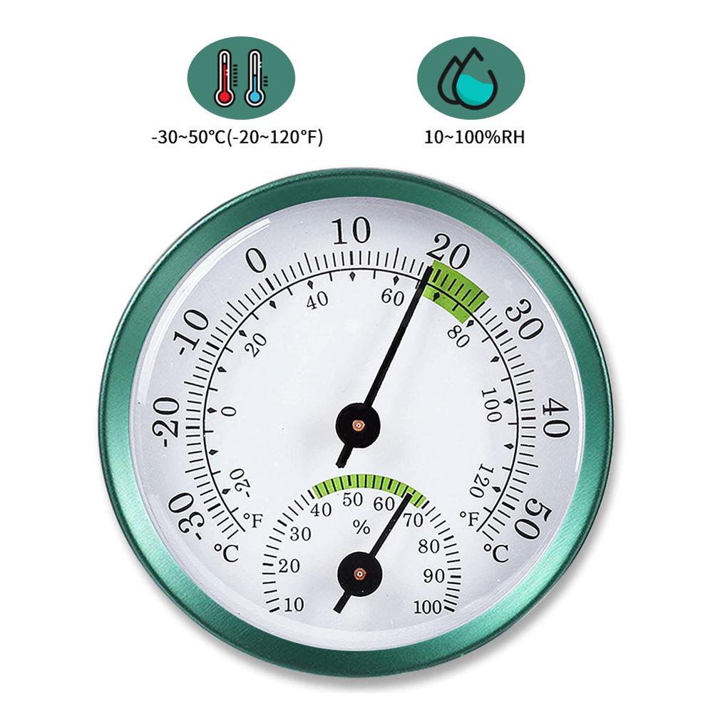 Portable Home Office Hygrometer Indoor Wireless Wall-mounted Humidity Meter and Temperature Meter 2-In-1 Temperature And Humidity Monitor