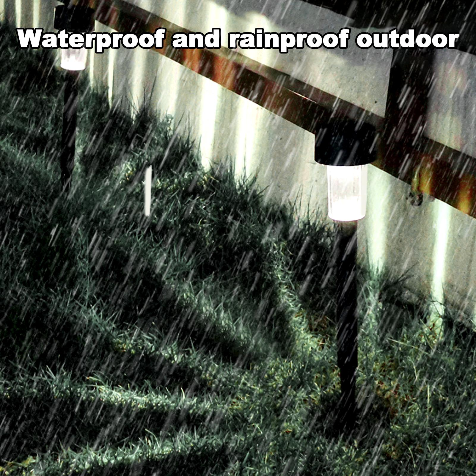 Đèn năng lượng mặt trời trang trí sân vườn, chống thấm nước, bằng thép không gỉ