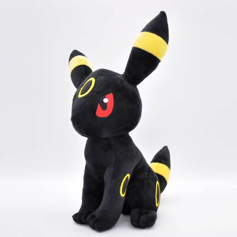 Gấu bông pokemon Eevee (eevui) bóng đêm mèo Umbreon (20cm---&gt;35cm) nguyên tem nguyên tag xịn mịn đẹp hàng cao cấp, an toàn cho trẻ nhỏ