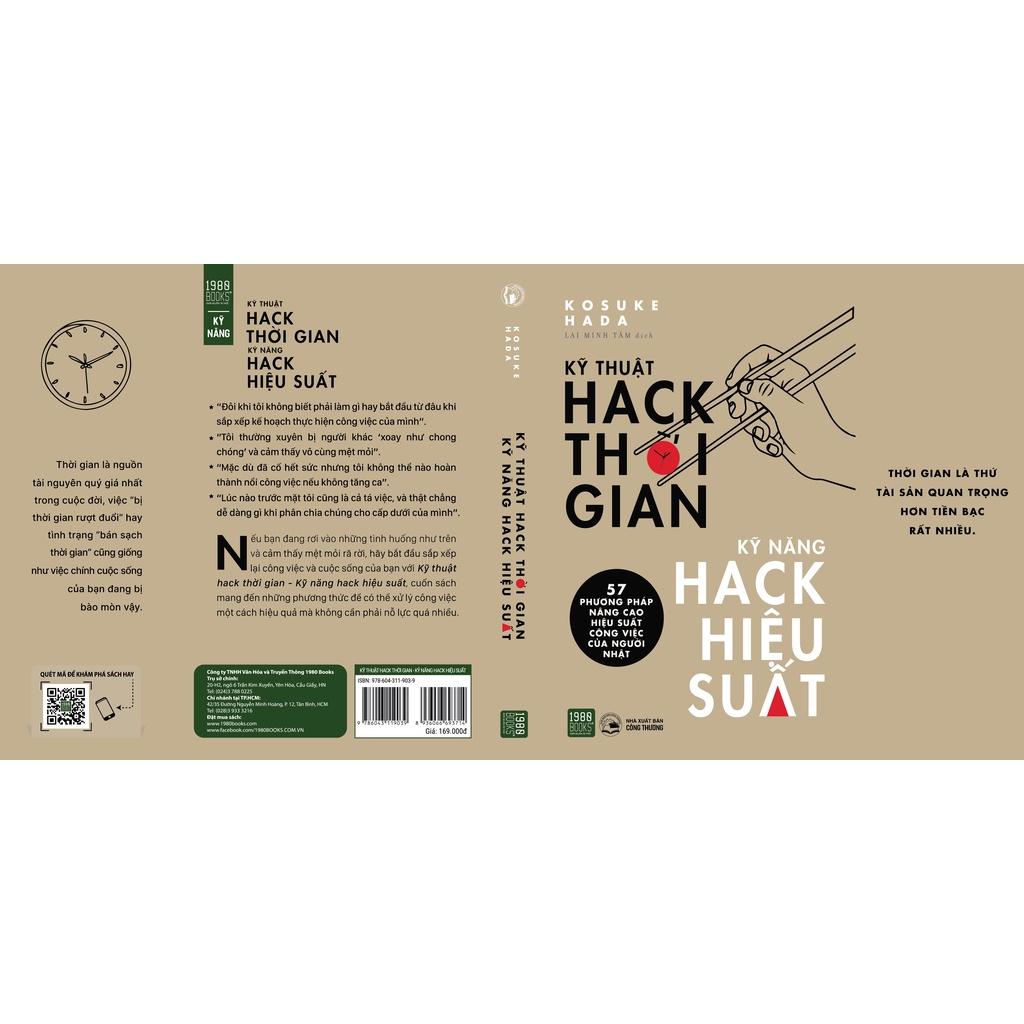 Sách  Kỹ thuật Hack thời gian, Kỹ năng Hack hiệu suất - BẢN QUYỀN