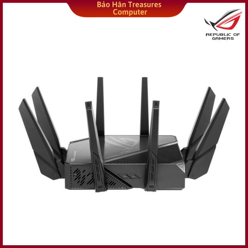 Wireless Routers Tri-band WiFi 6 ASUS ROG Rapture GT-AX11000 PRO gaming router 2.5G port - Hàng Chính Hãng