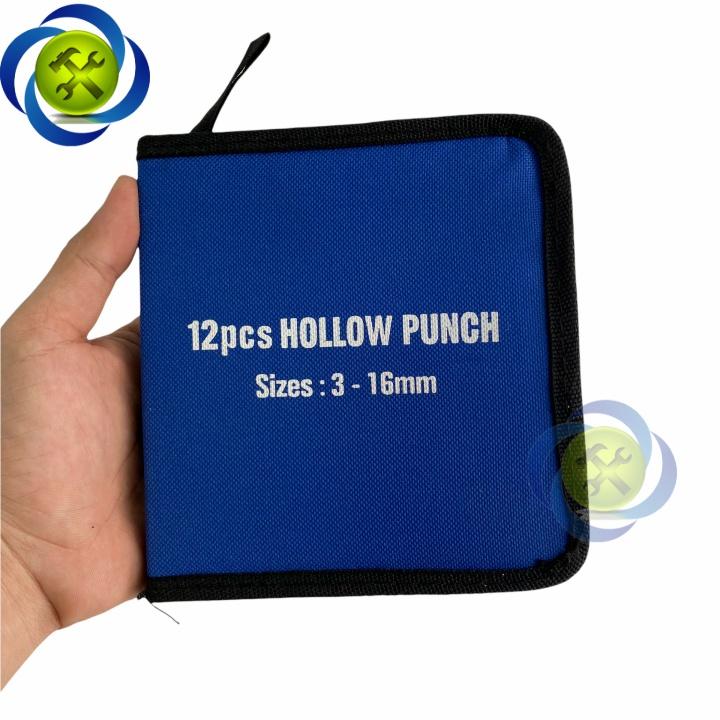 Bộ đục lỗ Đài Loan 12 chi tiết 3-16mm ĐL-316