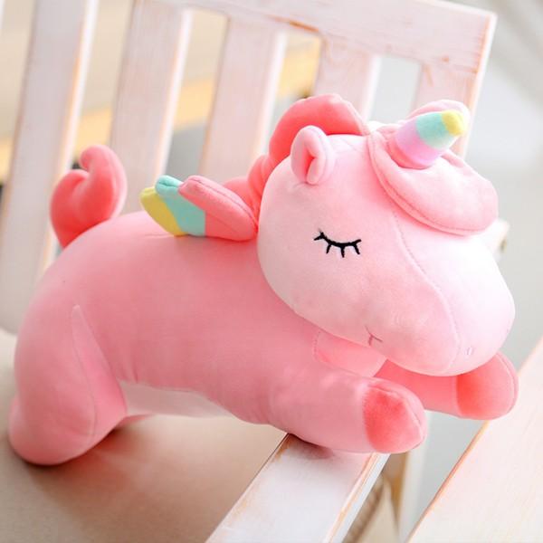 GẤU BÔNG NGỰA MỘT SỪNG UNICORN NẰM GB45