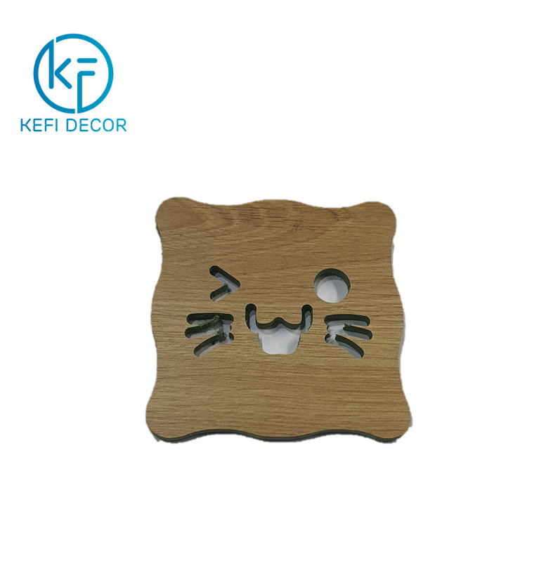 Combo 100 Miếng lót nồi lót cốc bằng gỗ sang trọng Cách Nhiệt size 10*10, Tấm Lót Bảo Vệ Mặt Bàn KEFI Decor