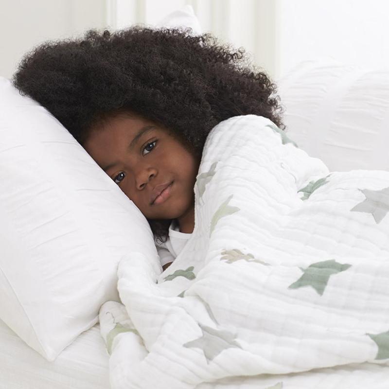 Adamant Kiến Aden Anais 2 Lớp Chăn Swaddleing Trẻ Sơ Sinh Chăn Ga Tấm Vải Muslin Mền Du Lịch Cho Bé Dành Cho Trẻ Sơ Sinh