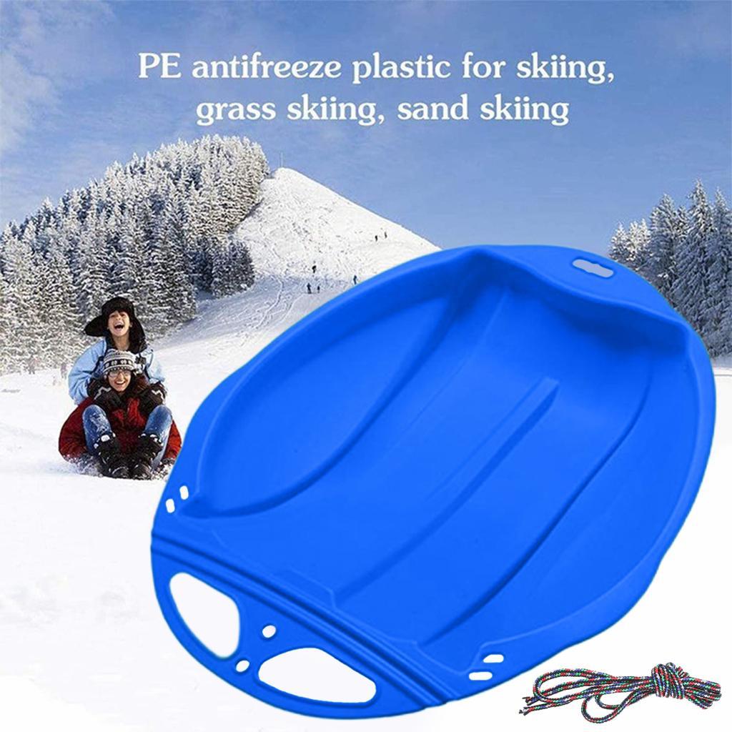 Snow Sled Sledge Skiing Toboggan Board Outdoor Luge Sports Game Kids